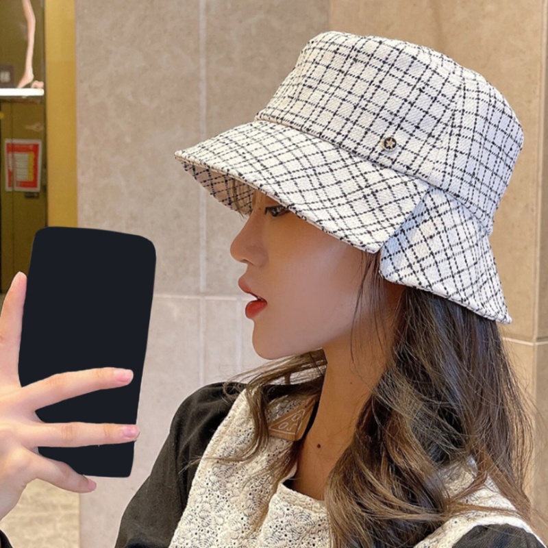 Mũ Tai Bèo Chống Nắng Họa Tiết Kẻ Sọc Thời Trang Thanh Lịch