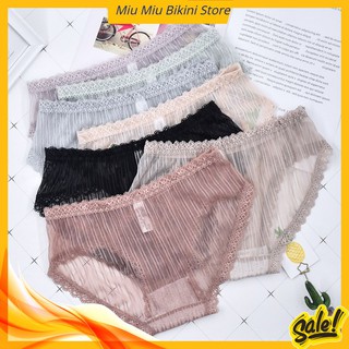 Quần Lót Nữ ♥️FREESHIP♥️ Quần Lót Vic Ren Mỏng Cao Cấp 1431 Miu Miu Store