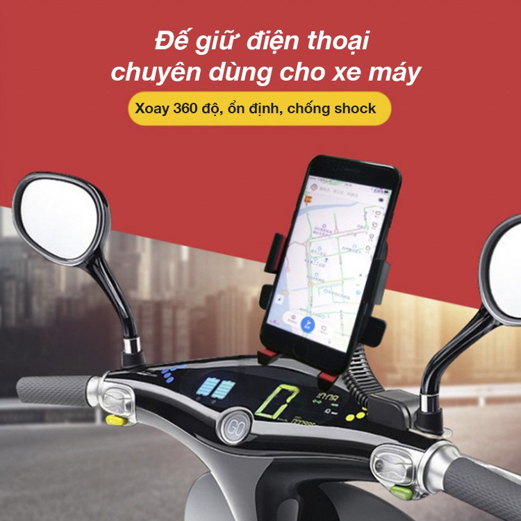 Giá đỡ điện thoại dành cho xe máy | BigBuy360 - bigbuy360.vn