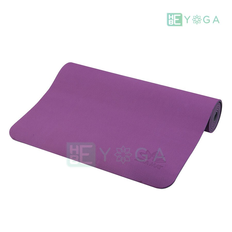 Thảm Yoga ZERA Mats 8mm 1 lớp Màu Tím Tặng kèm túi đựng