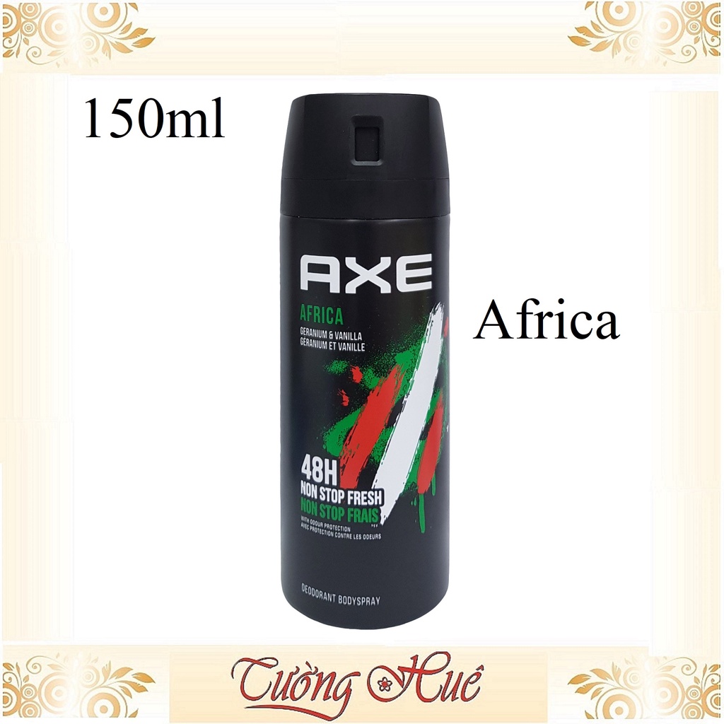 Xịt Ngăn Mùi Toàn Thân AXE AFRICA Bodyspray - 150ml.