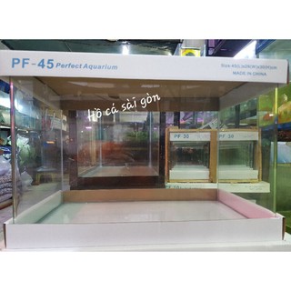 Hồ cá ,bể kính ,đúc uốn góc 45cm