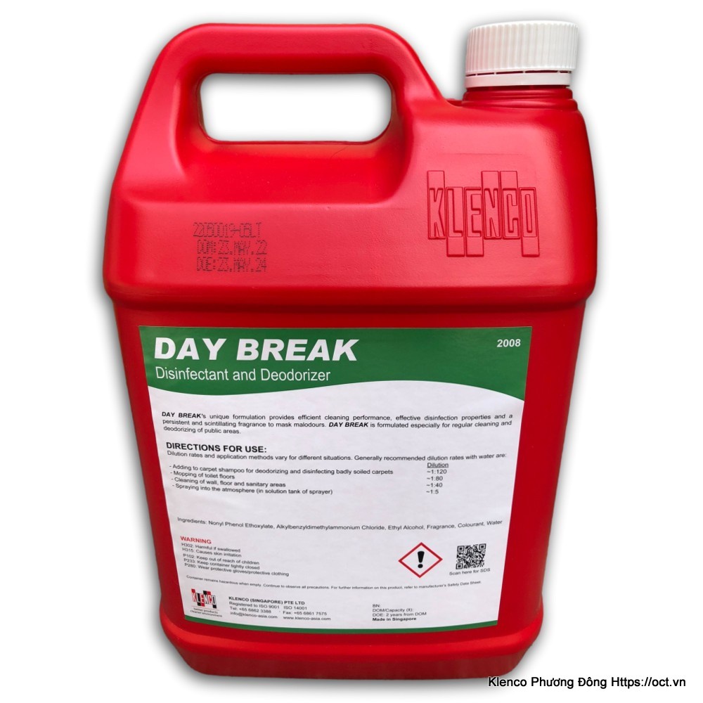 Day Break-5L Nước Lau Sàn Khử Mùi Diệt Khuẩn
