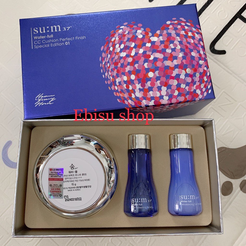 {MỚi} Set phấn nước kiềm dầu sum xanh CC Cushion Perfect Finish 01.