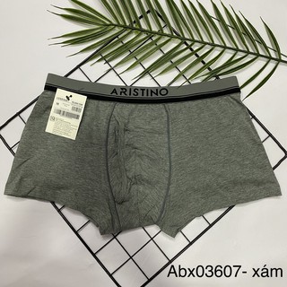 Quần Lót Nam Boxer Sịp Nam ARISTINO ABX03607 Quần Xì Đùi Chất Cotton Mềm Mại Co Giãn Thoải Mái Thoáng Mát Dễ Chịu