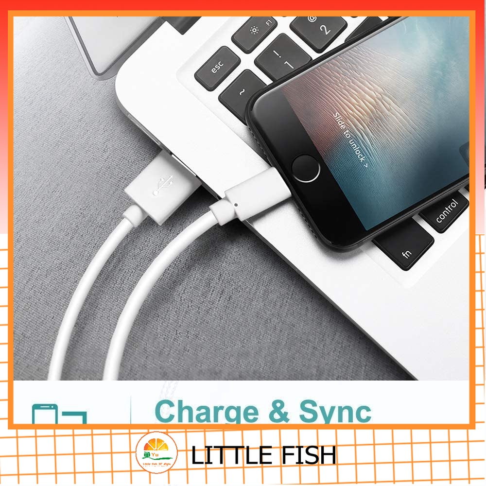 Dây cáp sạc nhanh USB 1m thích hợp cho IPHONE 12 PRO MAX 11 PRO MAX 7 PLUS 8 PLUS XS MAX XR SE 2020 6 6S 5 5S