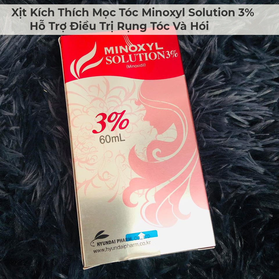 [GIÁ SỈ] Minoxyl Solution 3% ⚜️ Xịt ngừa rụng tóc, kích thích mọc tóc Minoxyl Solution 3% (60ml)