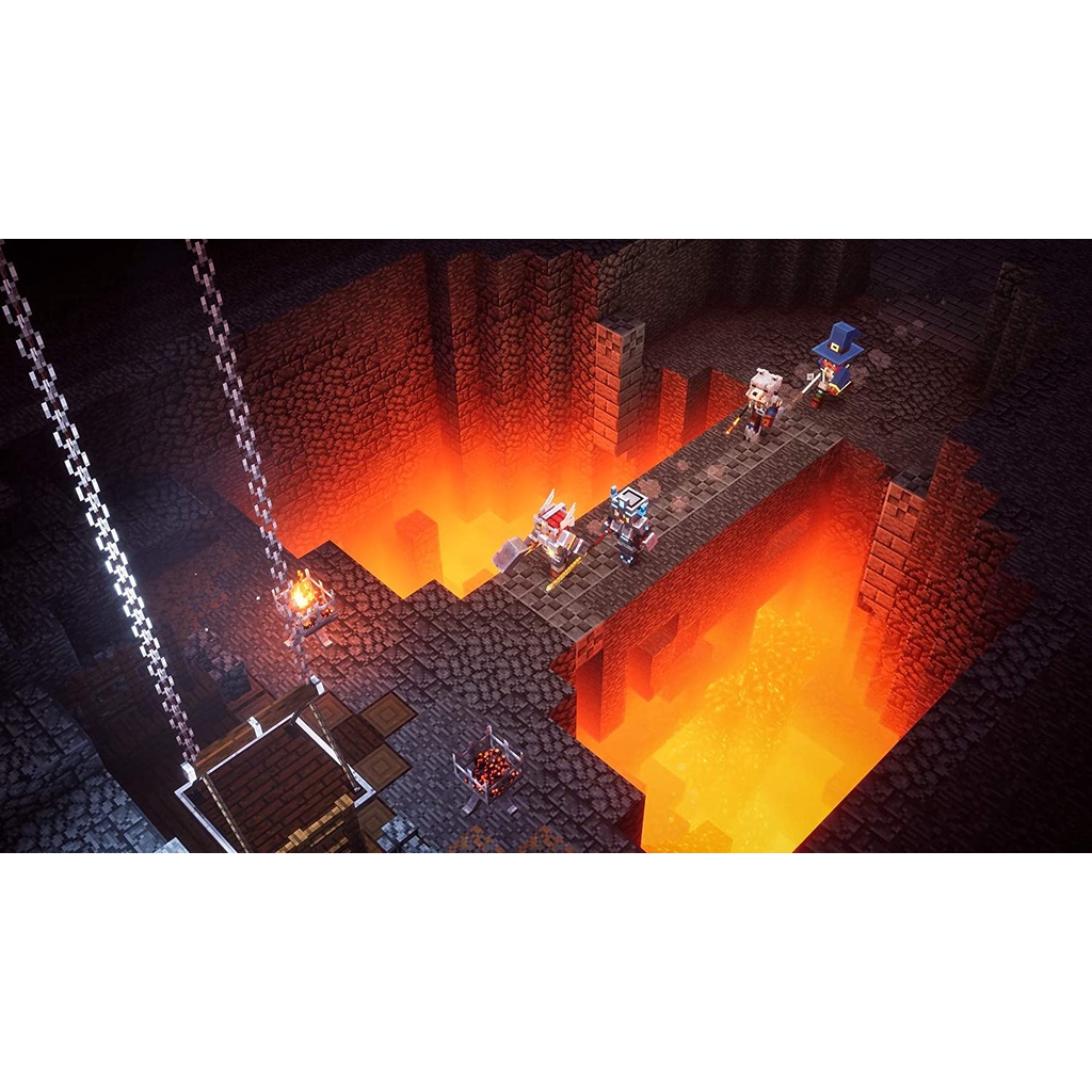 Đĩa game Nintendo switch Minecraft Dungeons new