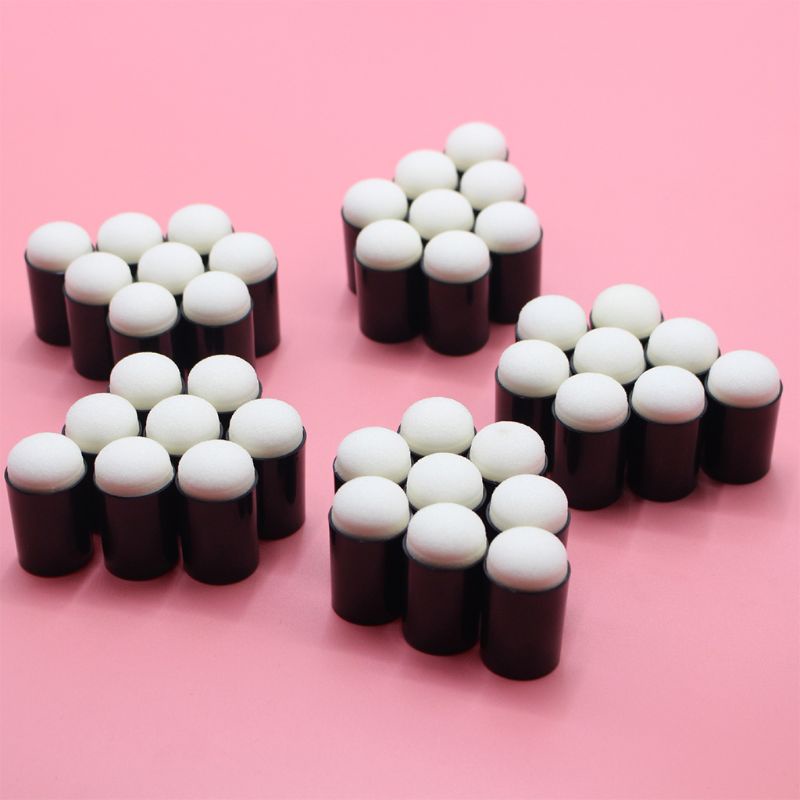 Set 5 Đầu Mút Xốp Gắn Ngón Tay Hỗ Trợ Sơn Vẽ DIY