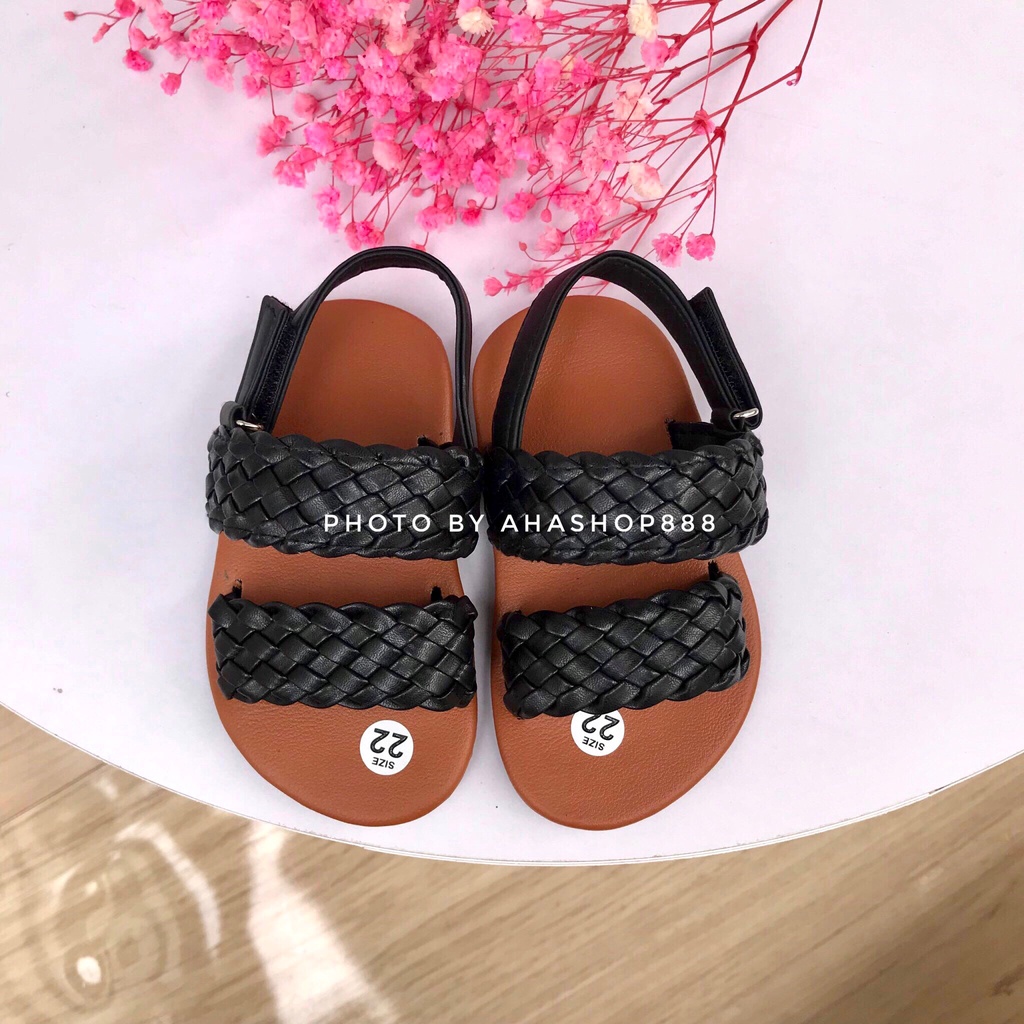 Sẵn Dép Sandal Dép Quai Hậu Hai Quai Ngang Tết Cực Xinh Cho Bé Gái 1-3 Tuổi K114