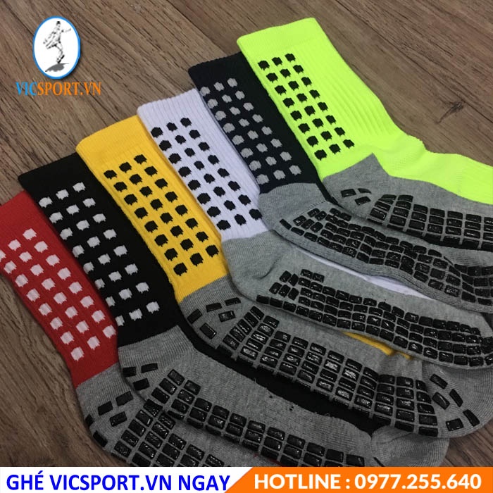 Vớ Tất Dài Thể Thao Bóng Đá Chống Trượt Chính Hãng Hàng Cao Cấp - Vicsport