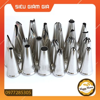 Đui trang trí bánh kem bằng thép không gỉ 304- CHẤT LƯỢNG CAO