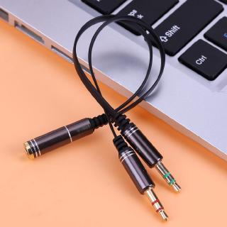 Dây Cáp Chia Âm Thanh Chữ Y Từ 1 Ra 2 Đầu Cắm 3.5mm