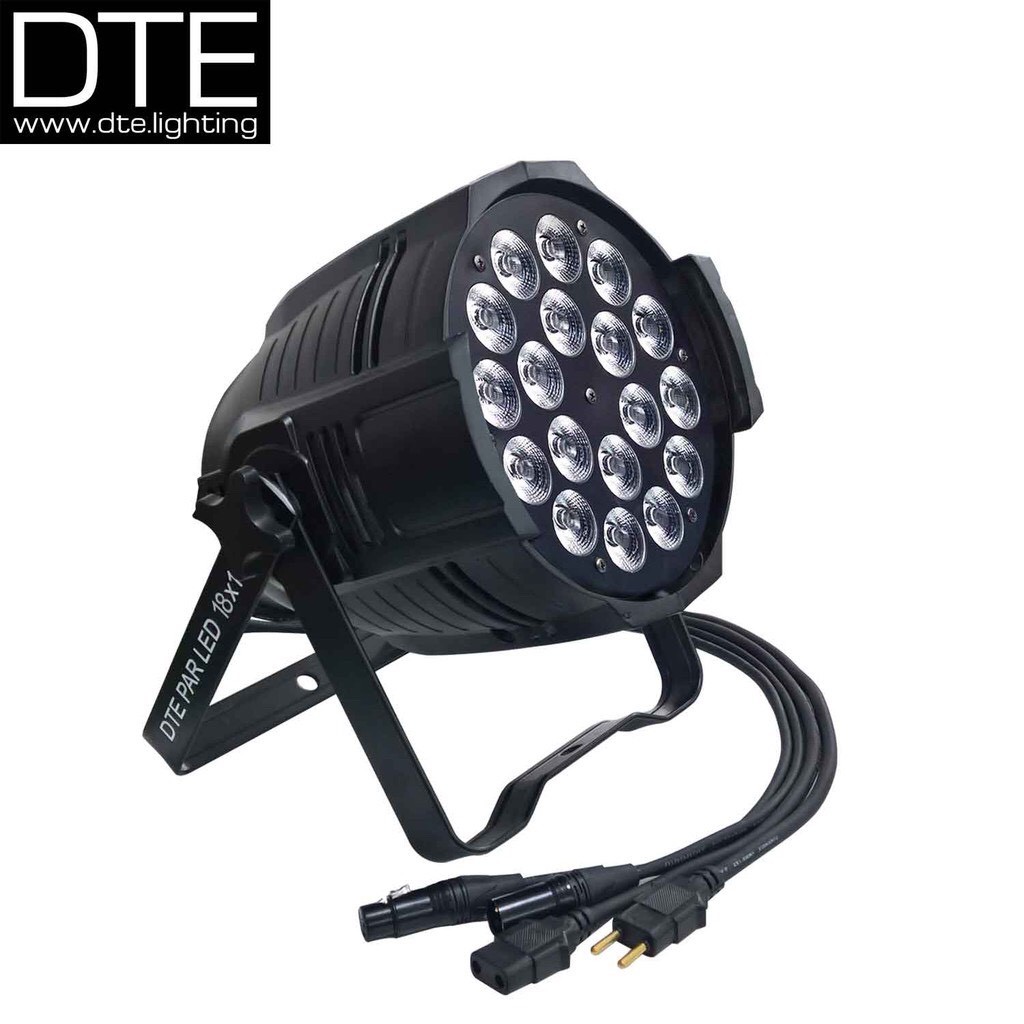 Đèn DTE Par LED 18 x 10W 4in1 RGBW