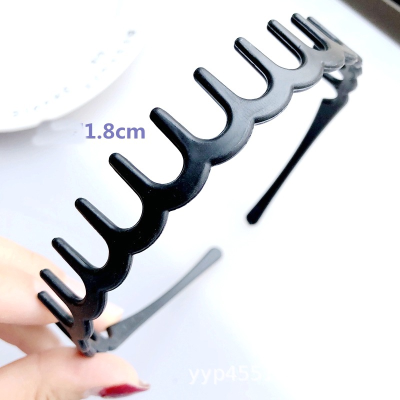 Bờm cài tóc nam nữ răng lược bọc vải phong cách hiện đại