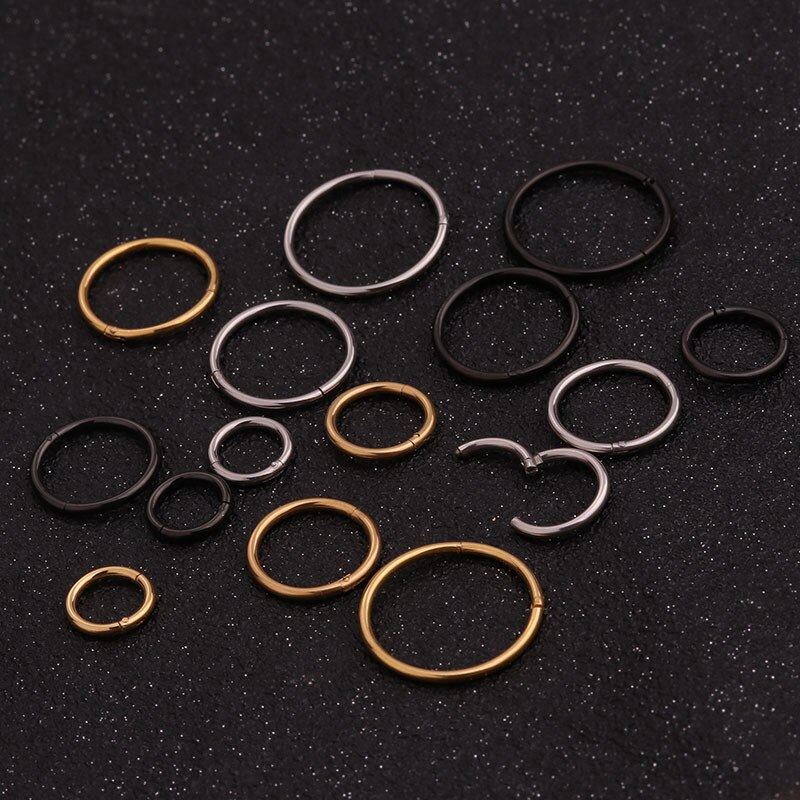Khuyên xỏ Beadia 6-16mm không mối nối dùng để làm khuyên xỏ lỗ tai/xỏ lỗ mũi/xỏ cơ thể quyến rũ