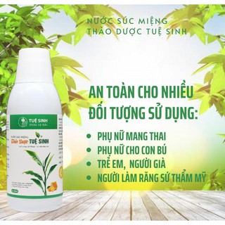 Nước Súc Miệng Thảo Dược Tuệ Sinh