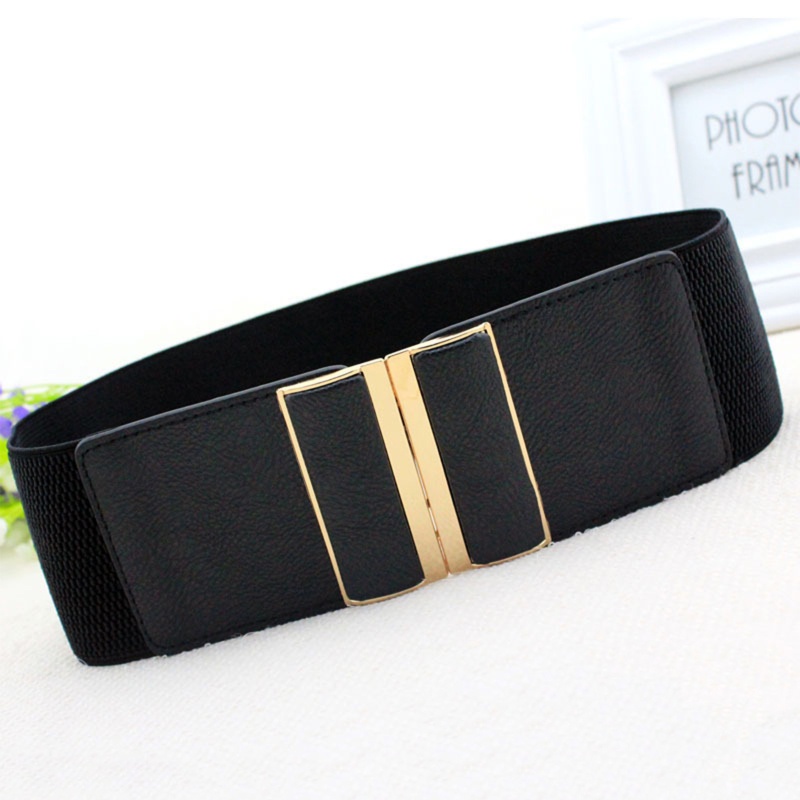 Thắt Lưng Da PU Khóa Hợp Kim Thời Trang Cho Nữ