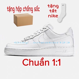 Giày air force one CHUẨN 11 đế cao, da dày dặn, form chuẩn, dễ phối đồ.
