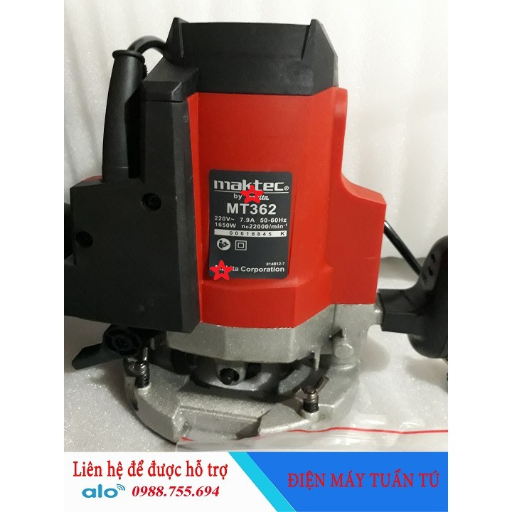 máy soi gỗ Nhật Bản Maktec MT362 - máy phay gỗ Nhật Bản Maktec