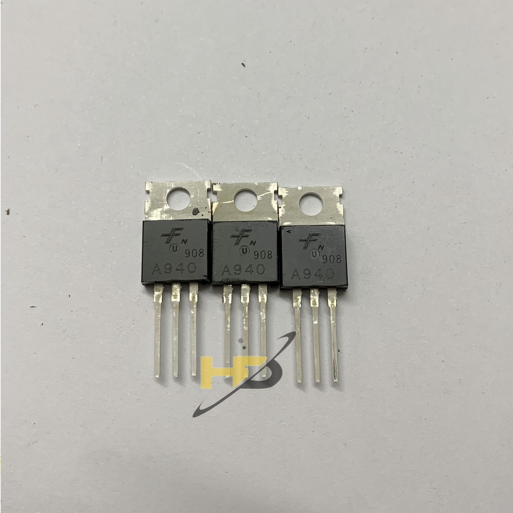 Gói 3 Transistor A940 PNP 1.5A 150V Loại TO-220 Dùng Trong Mạch Điện Tử Âm Thanh
