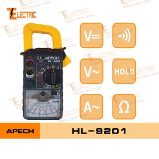 Apech hl - 9206 ampe kìm hiển thị kim đo điện đo dòng điện ac 500a apech hl - 9206