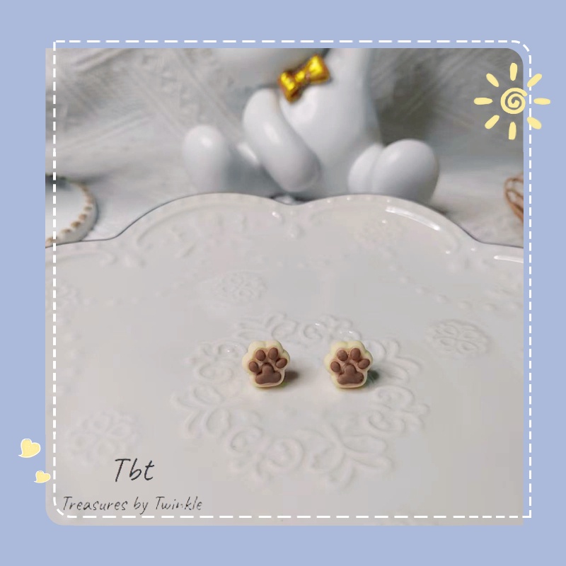 Bông Tai Hình Móng Vuốt Mèo Nhiều Màu Dễ Thương Cho Nữ