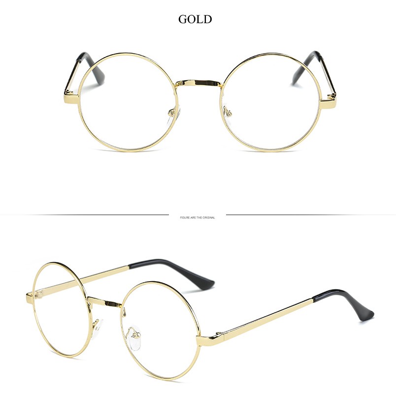 RUISIMO Mắt Kính Gọng Tròn Phong Cách Harry Potter Cho Nam Và Nữ