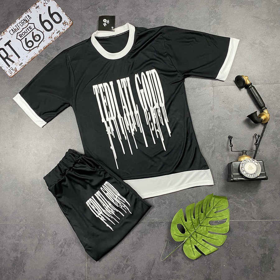 XẢ HÀNG Bộ Hè Nam, Bộ Thun Nam cộc Tay In Logo Chất Liệu Thun Lạnh Mềm Mịn - BN40 - Full Size | BigBuy360 - bigbuy360.vn