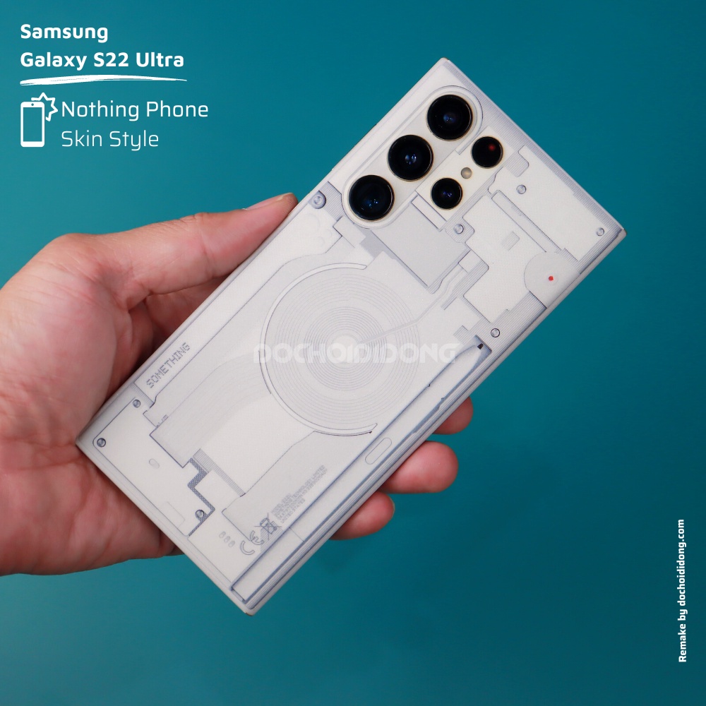 Miếng dán skin Nothing Phone 1 cho Samsung S22 Ultra Note 20 Note 10 Plus S10 5G 9 S20