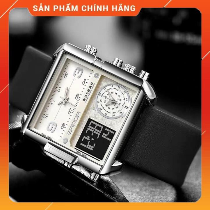 Hàng Cao Cấp -  Đồng hồ NAM SAMDA 6023 tuyệt tác chạy full tất cả các máy đồng hồ, lẫn điện tử - lỗi 1 đổi 1