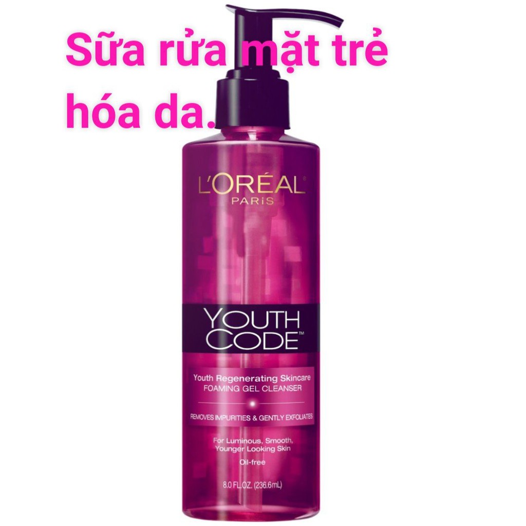 Sữa rửa mặt L'oreal Youth Code Foaming