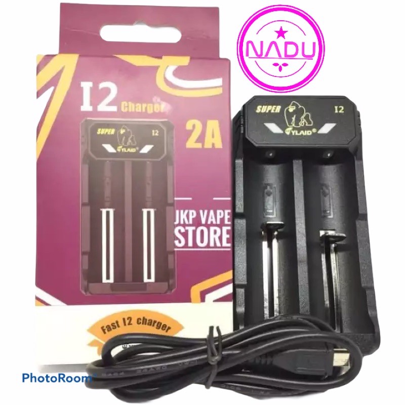 Sạc pin 18650 Cylaid I2 chính hãng