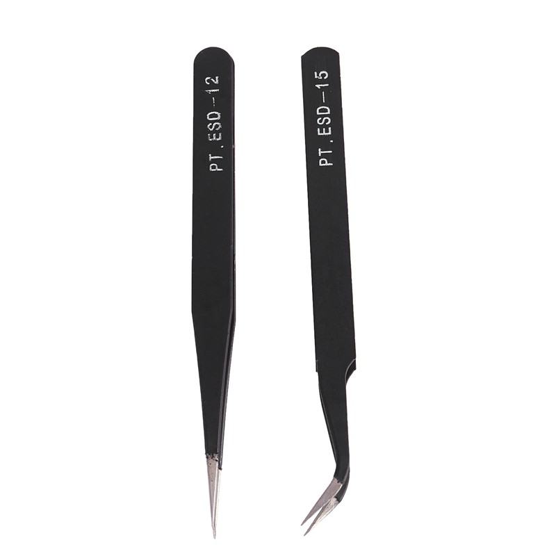 [Hàng mới về] Set nhíp thẳng và cong hỗ trợ nối mi giả/gắp kim cương giả