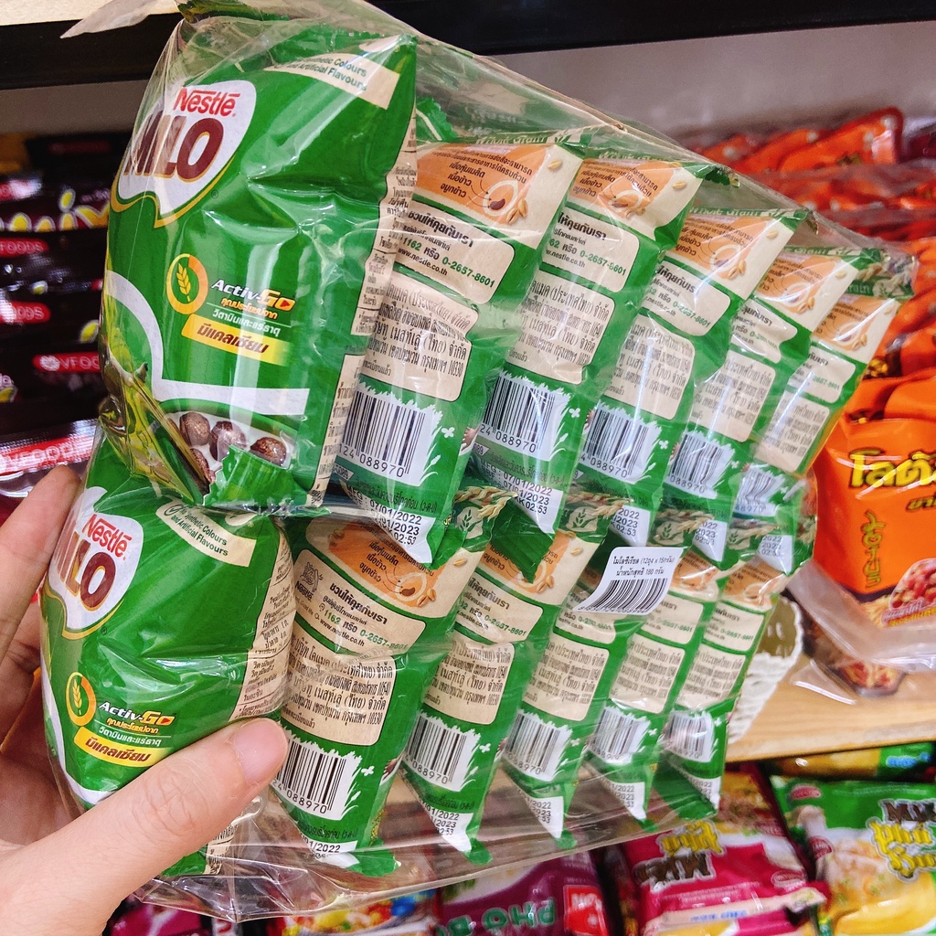 Bánh ngũ cốc ăn sáng Milo Nestle gói 15grr