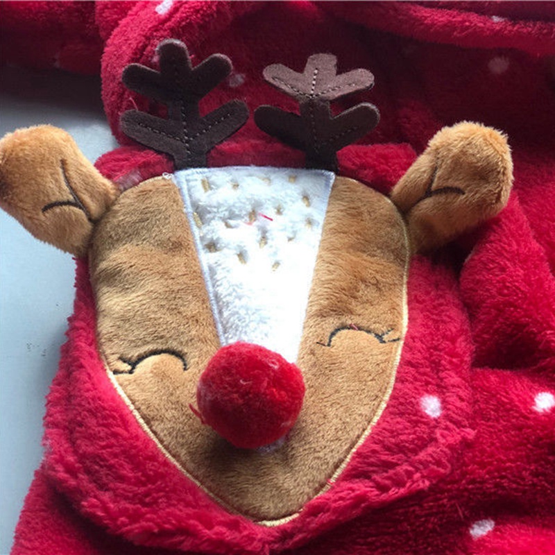 Áo Choàng Tắm Tay Dài Chất Liệu Lông Cừu San Hô Dày Dặn Giữ Ấm Mùa Thu Đông Họa Tiết Hoạt Hình Dễ Thương Cho Nữ | BigBuy360 - bigbuy360.vn