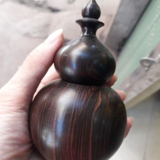 Hồ lô mun hoa vân gỗ tự nhiên cực đẹp