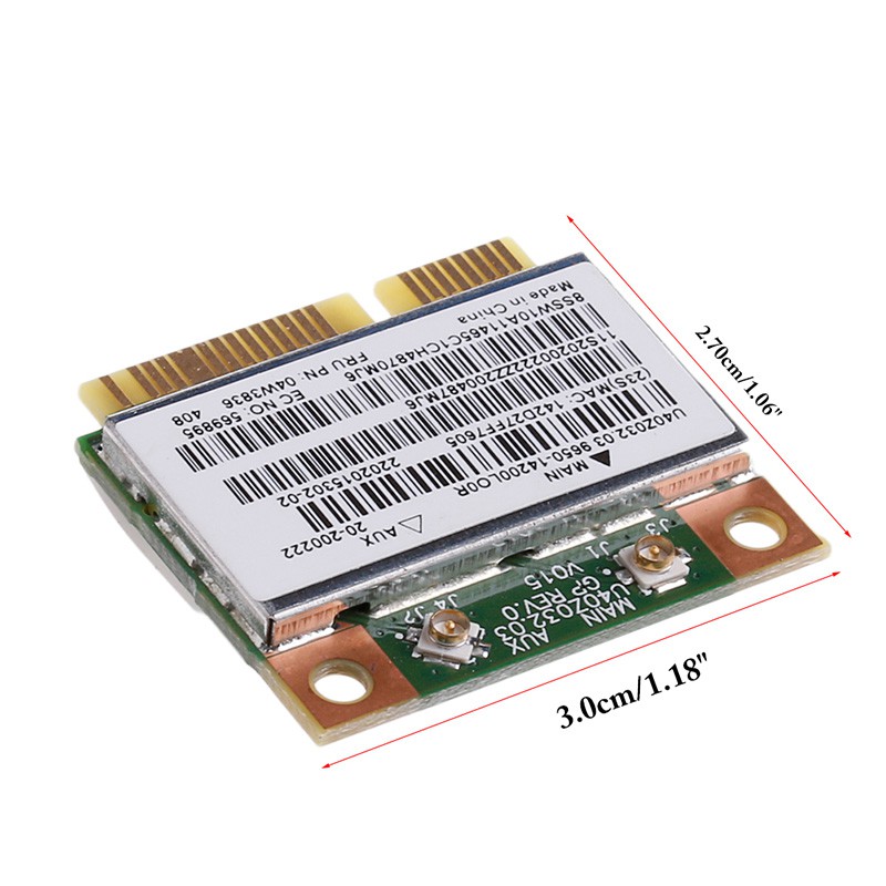 Card Wifi Không Dây Bcm943142Hm Bt4.0 Cho Lenovo G500 G400 G410 G505 E431 E531