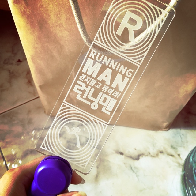 Lightstick running man xanh