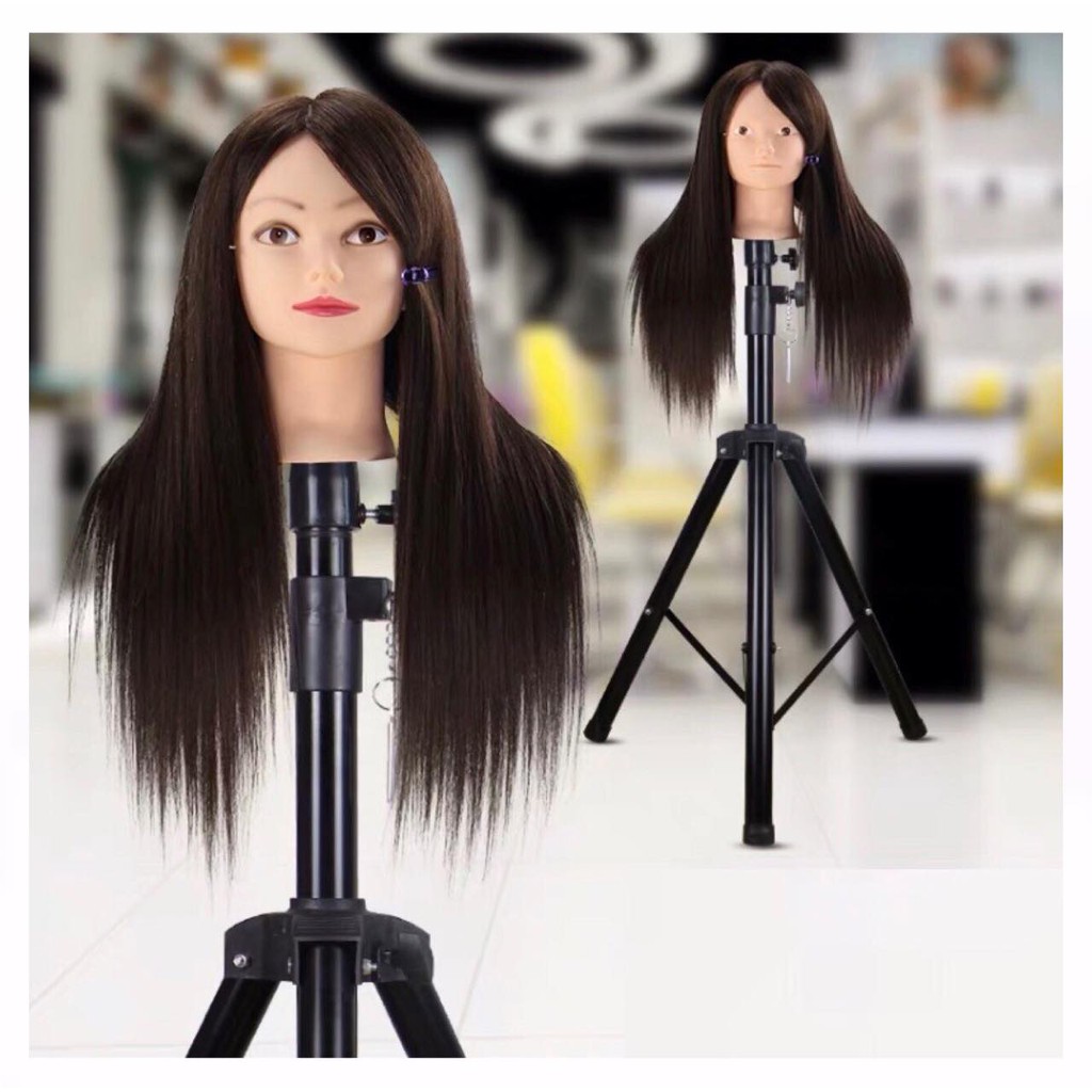 Đế inox gắn đầu manocanh đế 3 chân học tóc chân canh giữ đầu ken cắt tóc vn-08