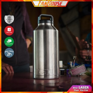 Bình Giữ Nhiệt Yeti FREESHIP ly nước đa dang dung tích từ 650ml - 2000ml, hỗ trợ khắc tên theo yêu cầ, tặng bộ cọ rửa