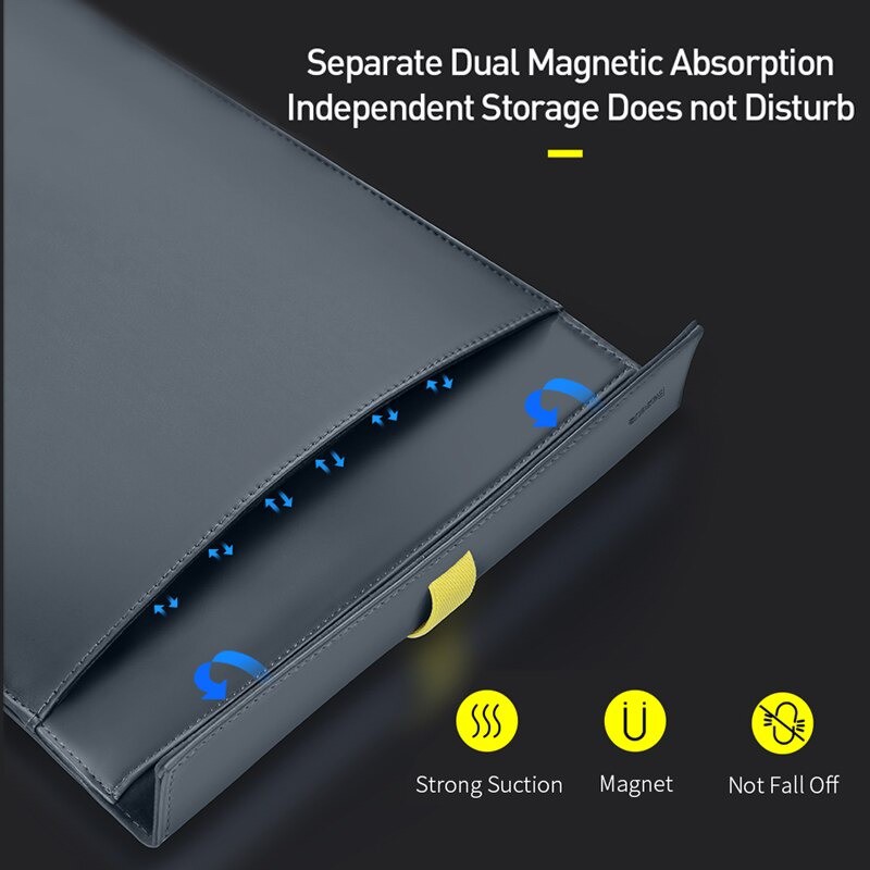 Túi Đựng Laptop 2 Lớp Siêu Mỏng Cầm Tay Cho Macbook Air Pro 13 14 15 16 Dell Lenovo - Thương Hiệu Baseus | BigBuy360 - bigbuy360.vn