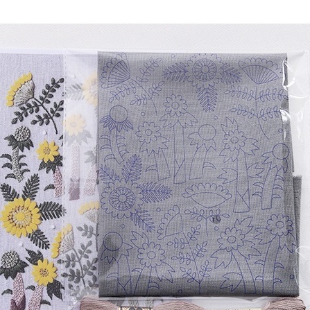 Bộ dụng cụ tự thêu kèm khung mẫu LÂN TRUNG THU trang trí NHÀ CỬA / quà tặng cho bạn bè DIY THÊU TAY - MIE Handmade