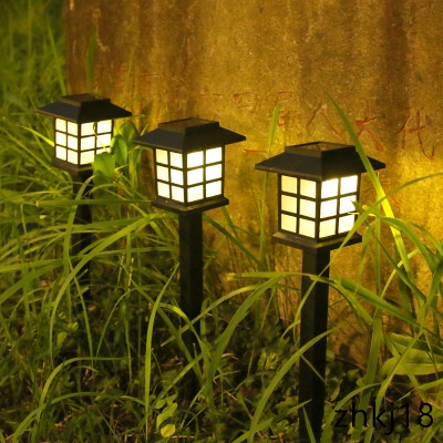 Set 1 Đèn LED Năng Lượng Mặt Trời Chống Thấm Nước Trang Trí Lối Đi Sân Vườn