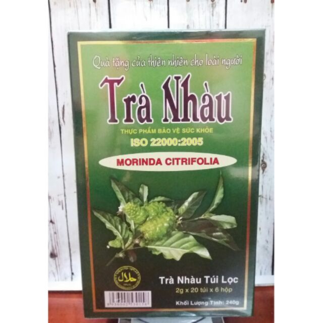 Trà nhàu Hương Thanh 2g*20 túi*6 hộp.- NONI TEA