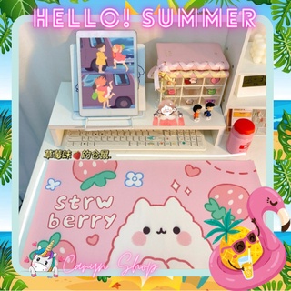 Miếng Lót Bàn Phím Chuột Cỡ Lớn Họa Tiết Hoạt Hình Siêu Đáng Yêu