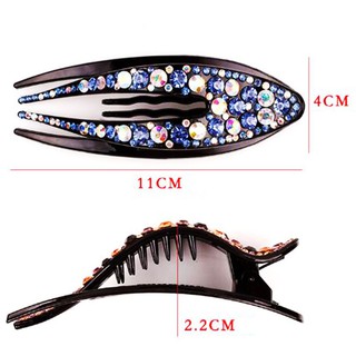Kẹp tóc đính đá phong cách Hàn Quốc