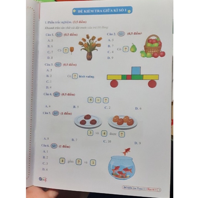 Sách Đề Kiểm Tra Toán 1 Kết Nối Tri Thức Với Cuộc Sống Tập 1