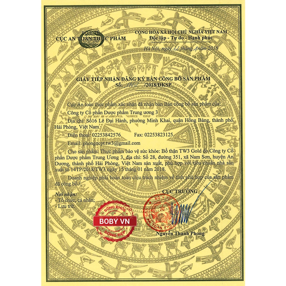 Bổ Thận TW3 Gold - Hỗ trợ bổ thận cố tinh, tăng cường sinh lý- bổ thận tráng dương