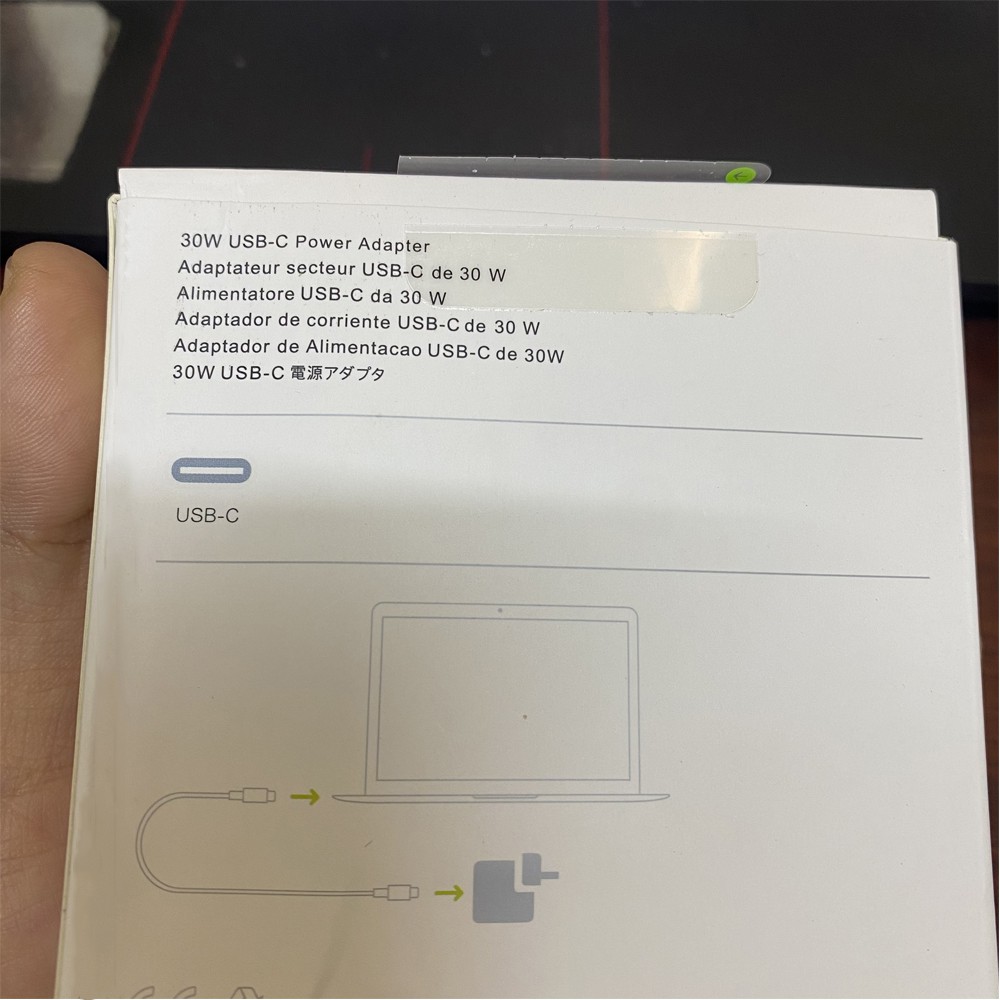 Sạc Macbook Air USB-C 30W 2018/2021 Power Adapter Cho MacBook Air Retina 12 &13 inch, Sạc Nhanh iPhone, iPad